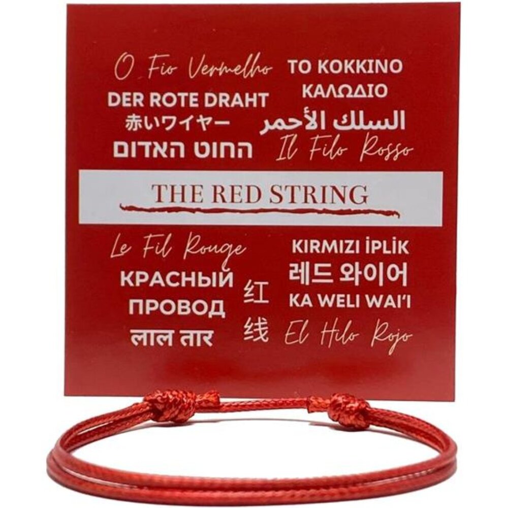 Red String Bracelet Adjustable Kabbalah Protection Evil Eye Waterproof Unisex